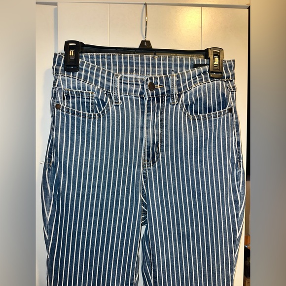 Judy Blue® Ultra High Rise Super Flare Jean In Pin Stripe - Picture 8 of 14